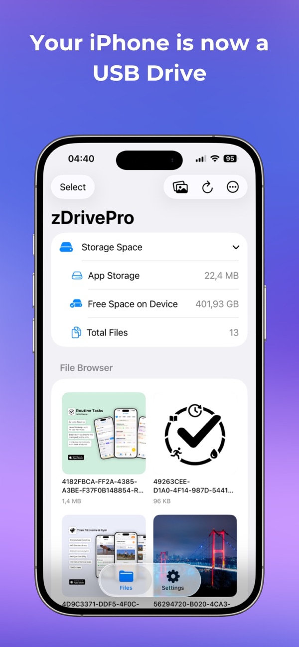 zDrivePro screen 3
